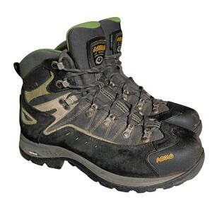 ASOLO Flame Mid GTX Boots Mens Size 9 Waterproof Hiking Backpacking READ DESC.